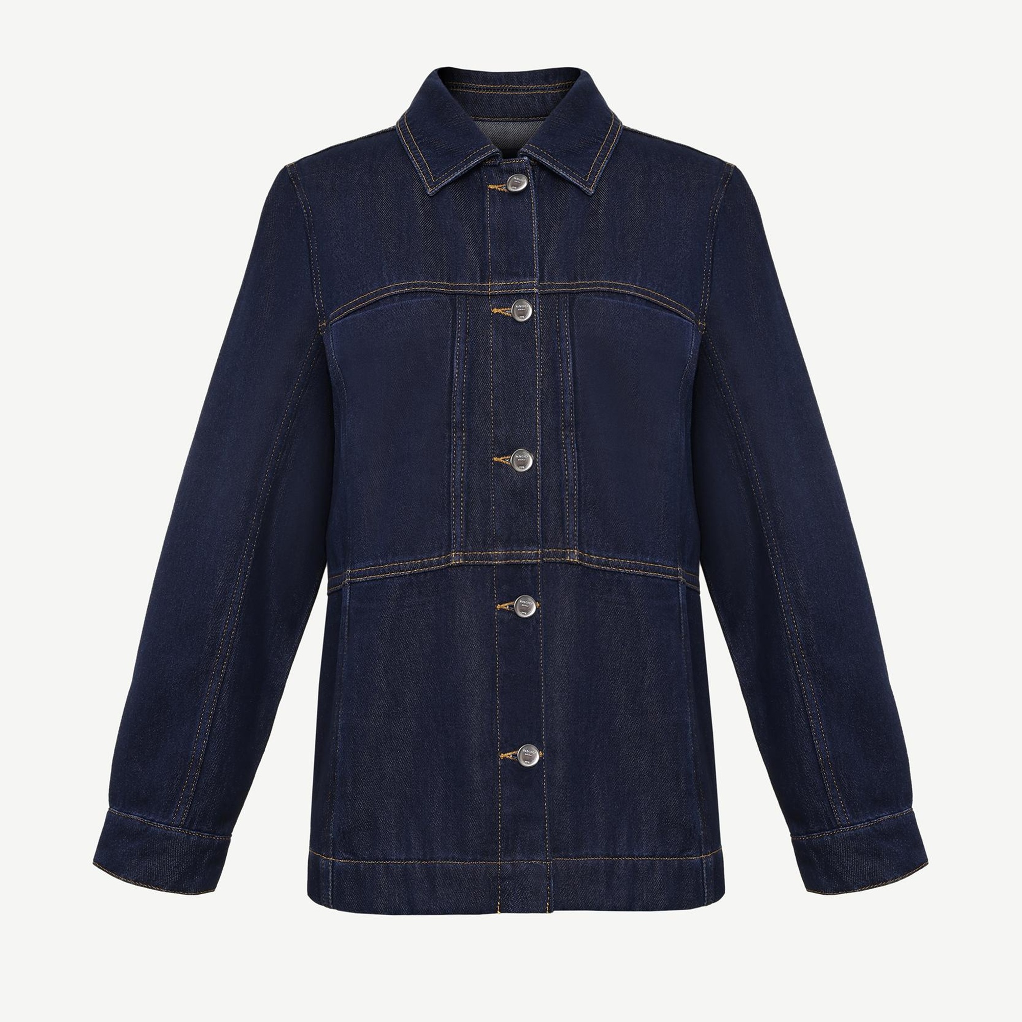 YARGICI Dikiş Detaylı Denim Ceket