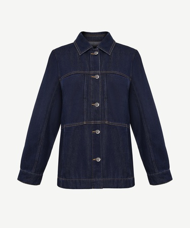  YARGICI Dikiş Detaylı Denim Ceket