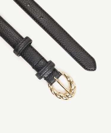  YARGICI Yuvarlak Tokalı Deri Kemer