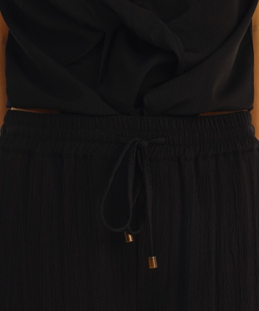  YARGICI Beli Bağlama Detaylı Pantolon