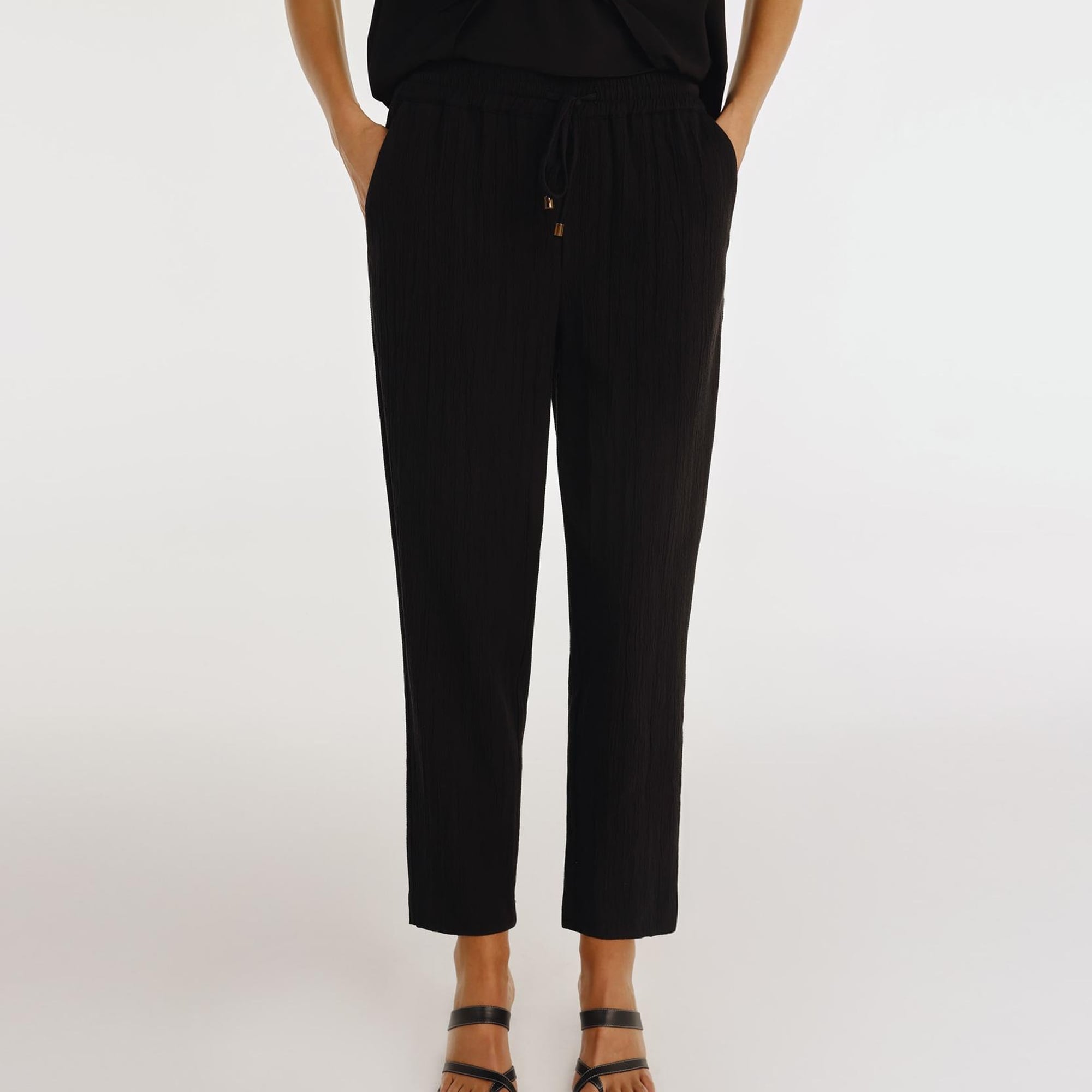 YARGICI Beli Bağlama Detaylı Pantolon