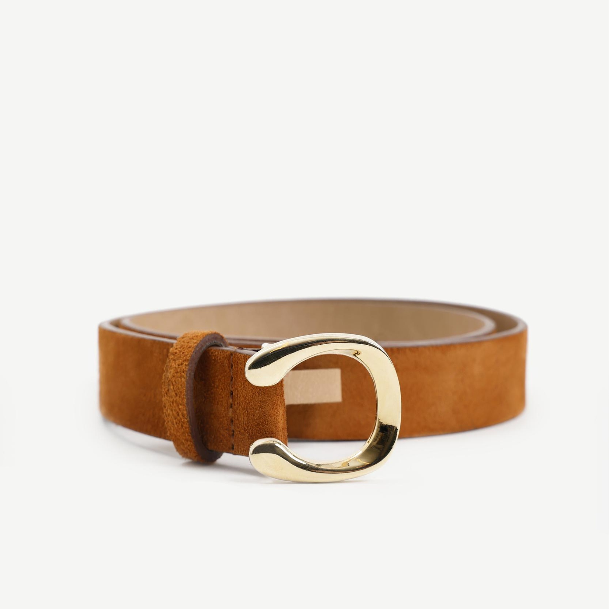 YARGICI Toka Detaylı Düz Deri Kemer