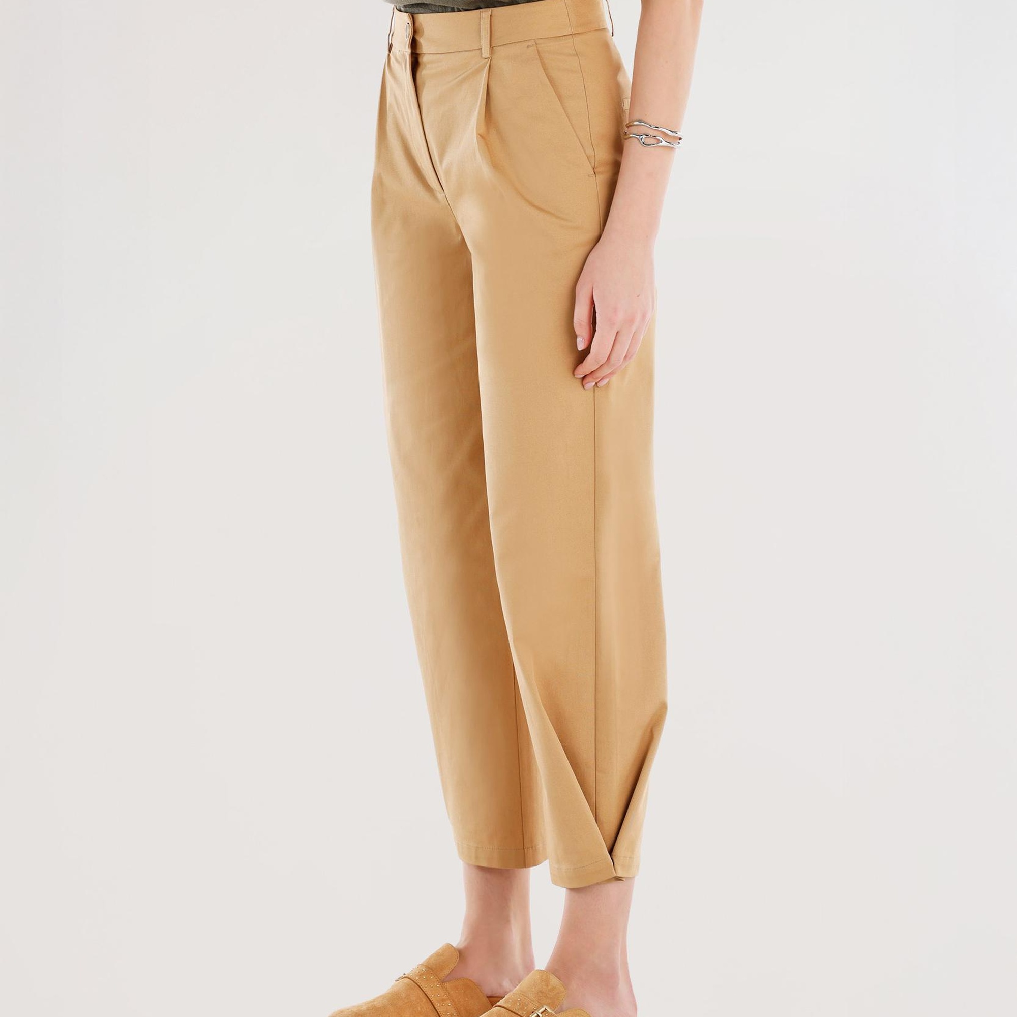 YARGICI Ayarlanabilir Paça Düz Kesim Pantolon