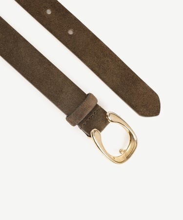  YARGICI Toka Detaylı Düz Deri Kemer