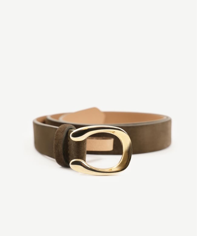  YARGICI Toka Detaylı Düz Deri Kemer