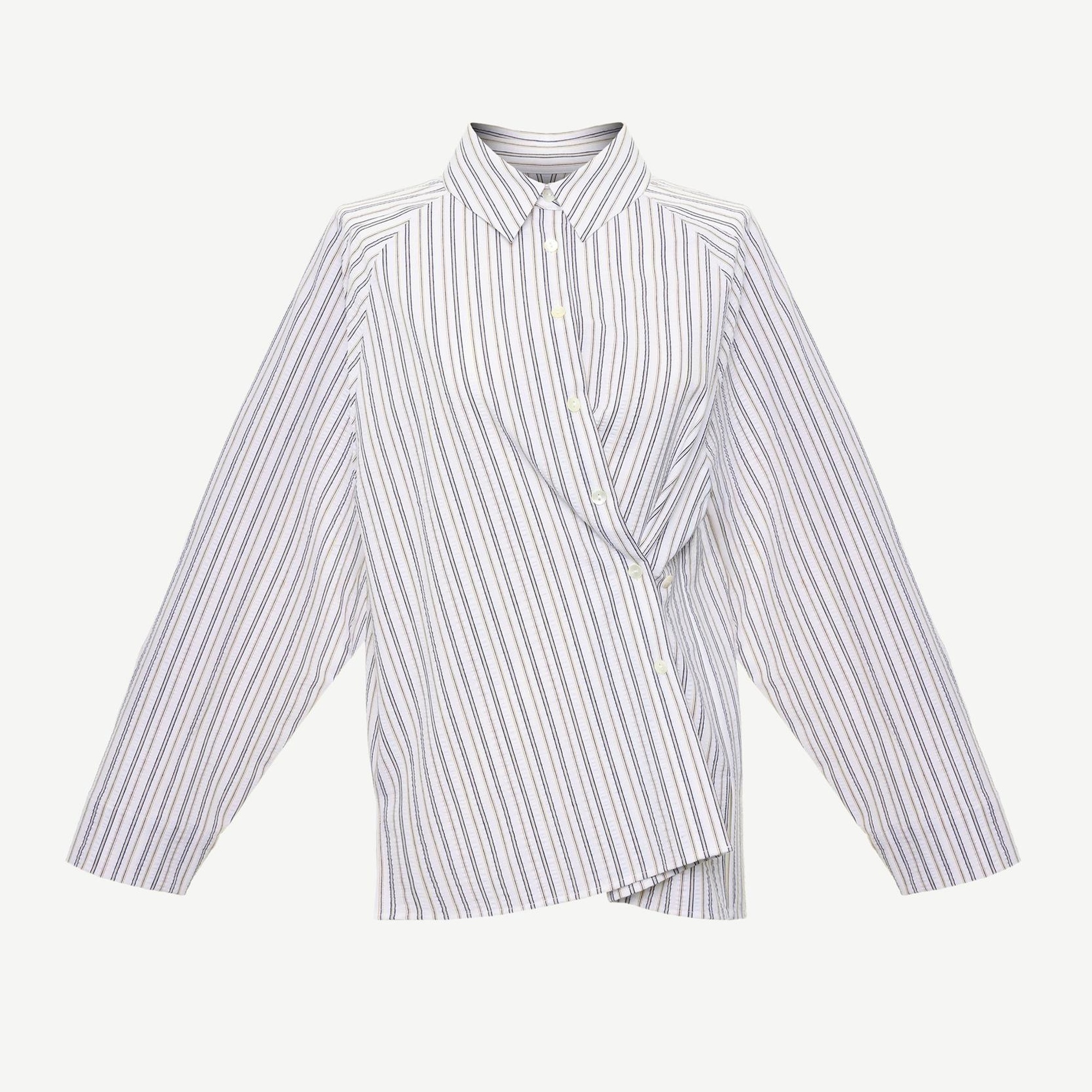 YARGICI Yanları Yırtmaçlı Gömlek