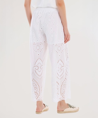  YARGICI Brode Detayli Uzun Paçalı Pantolon