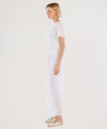  YARGICI Brode Detayli Uzun Paçalı Pantolon