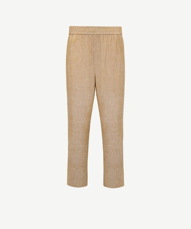  YARGICI Beli Lastikli Düz Kesim Pantolon