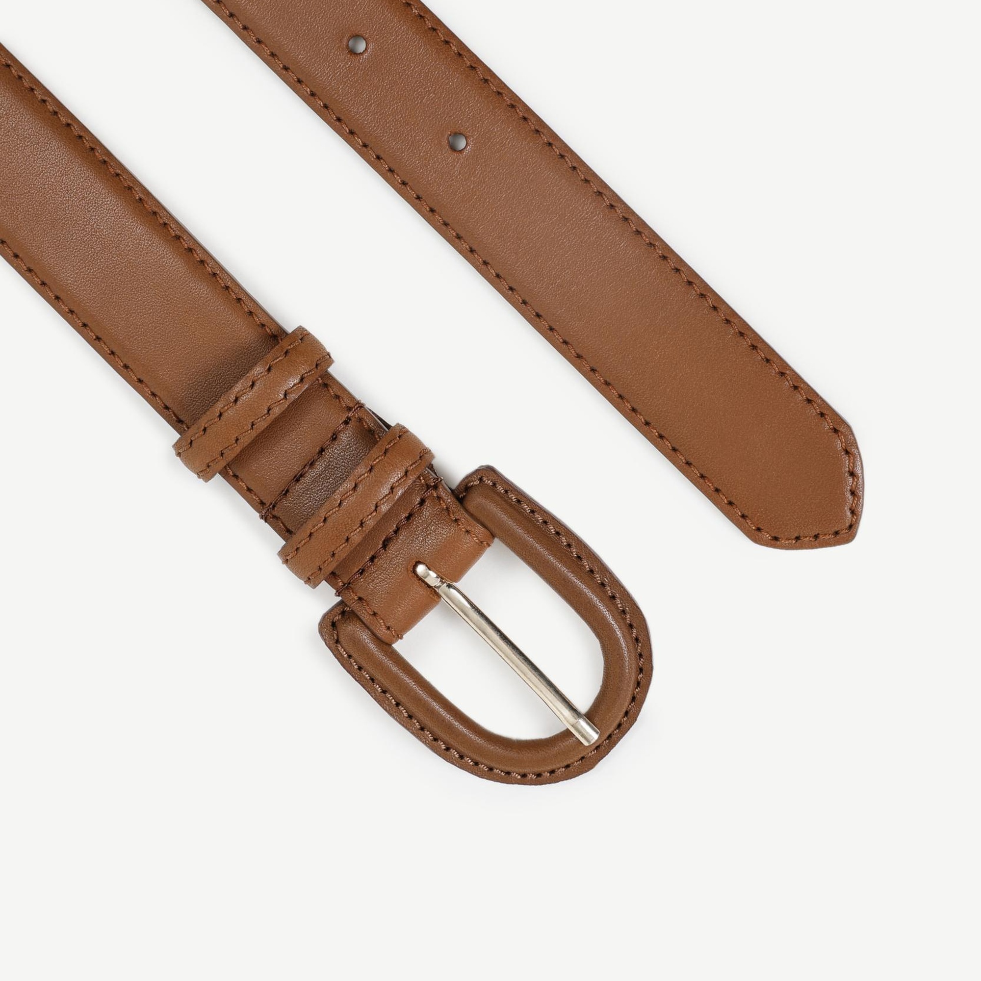 YARGICI Deri Kaplama Tokalı Deri Kemer