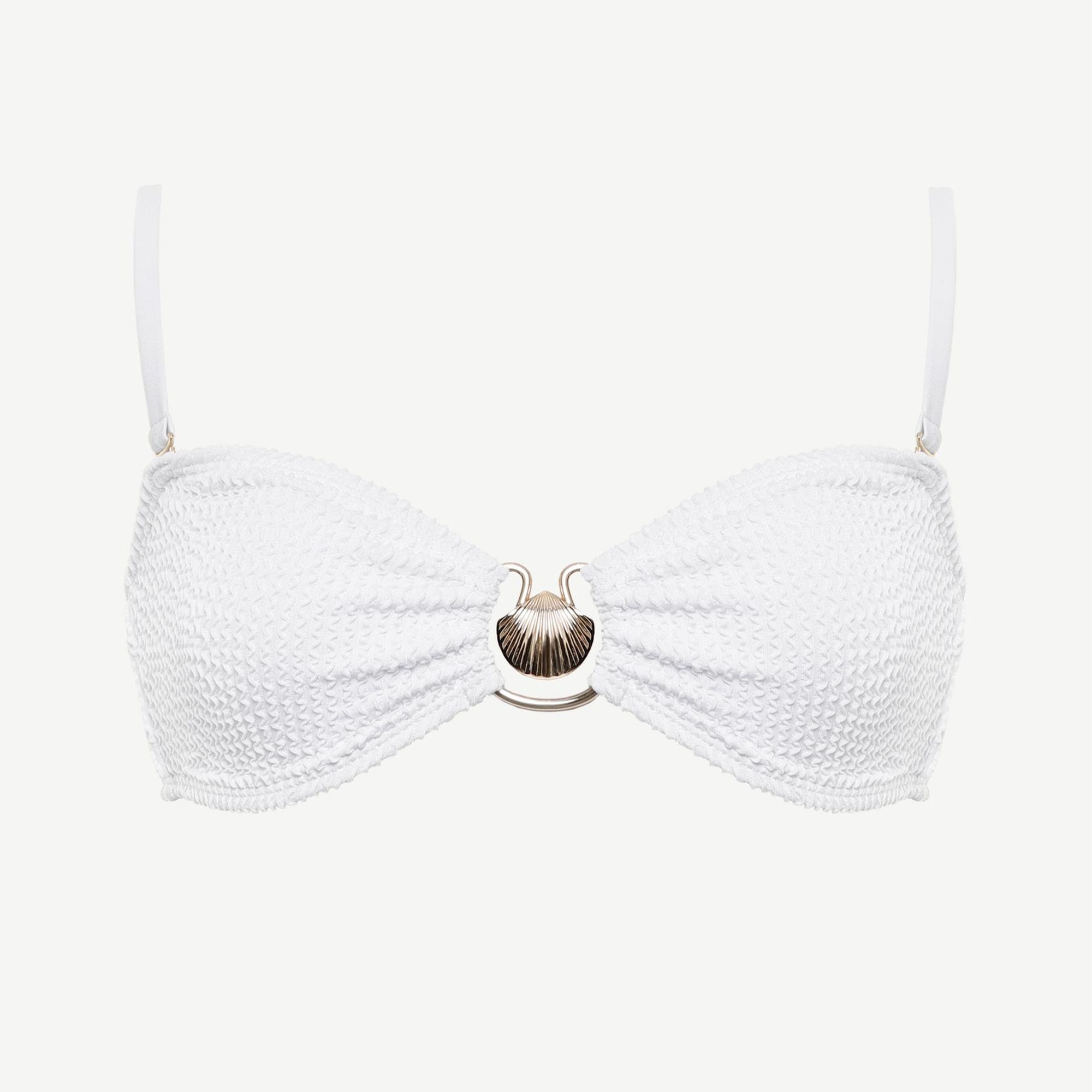 YARGICI Yaka Detaylı Bikini Üst