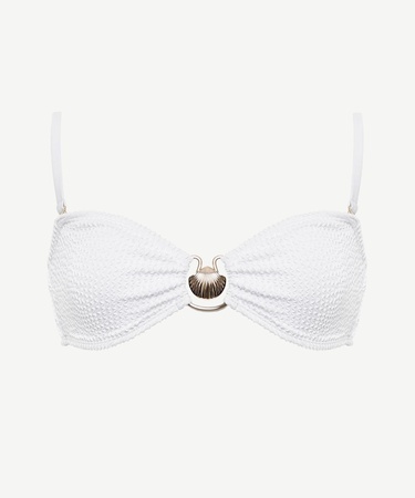  YARGICI Yaka Detaylı Bikini Üst