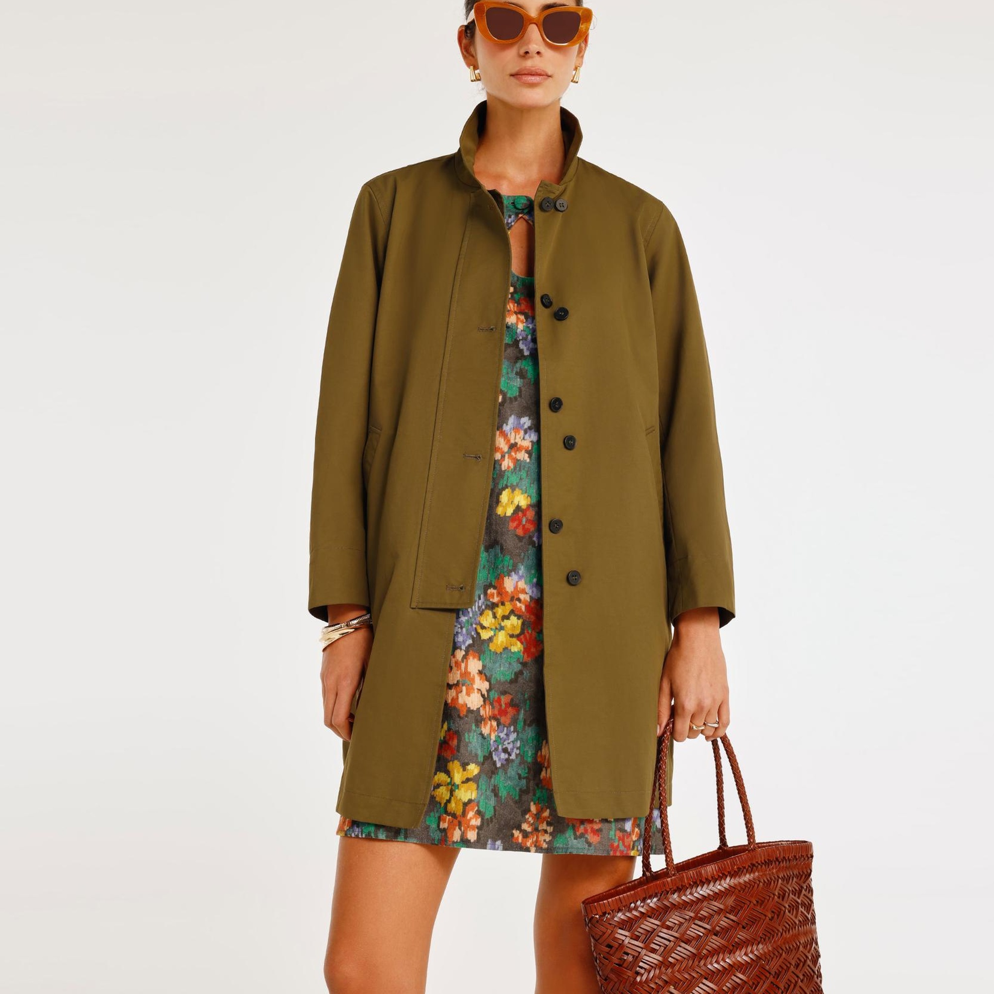 YARGICI Düğme Detaylı Pardösü