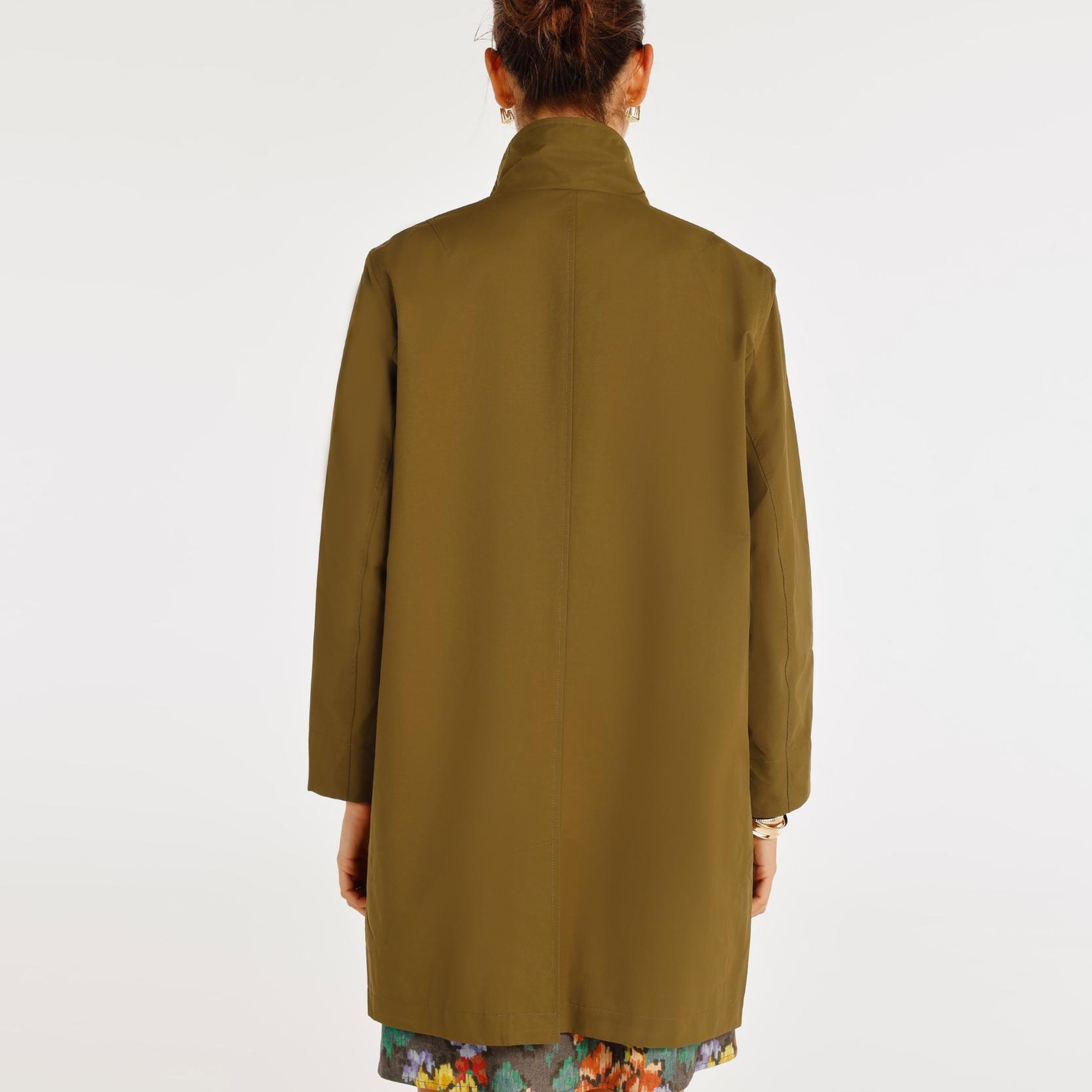 YARGICI Düğme Detaylı Pardösü