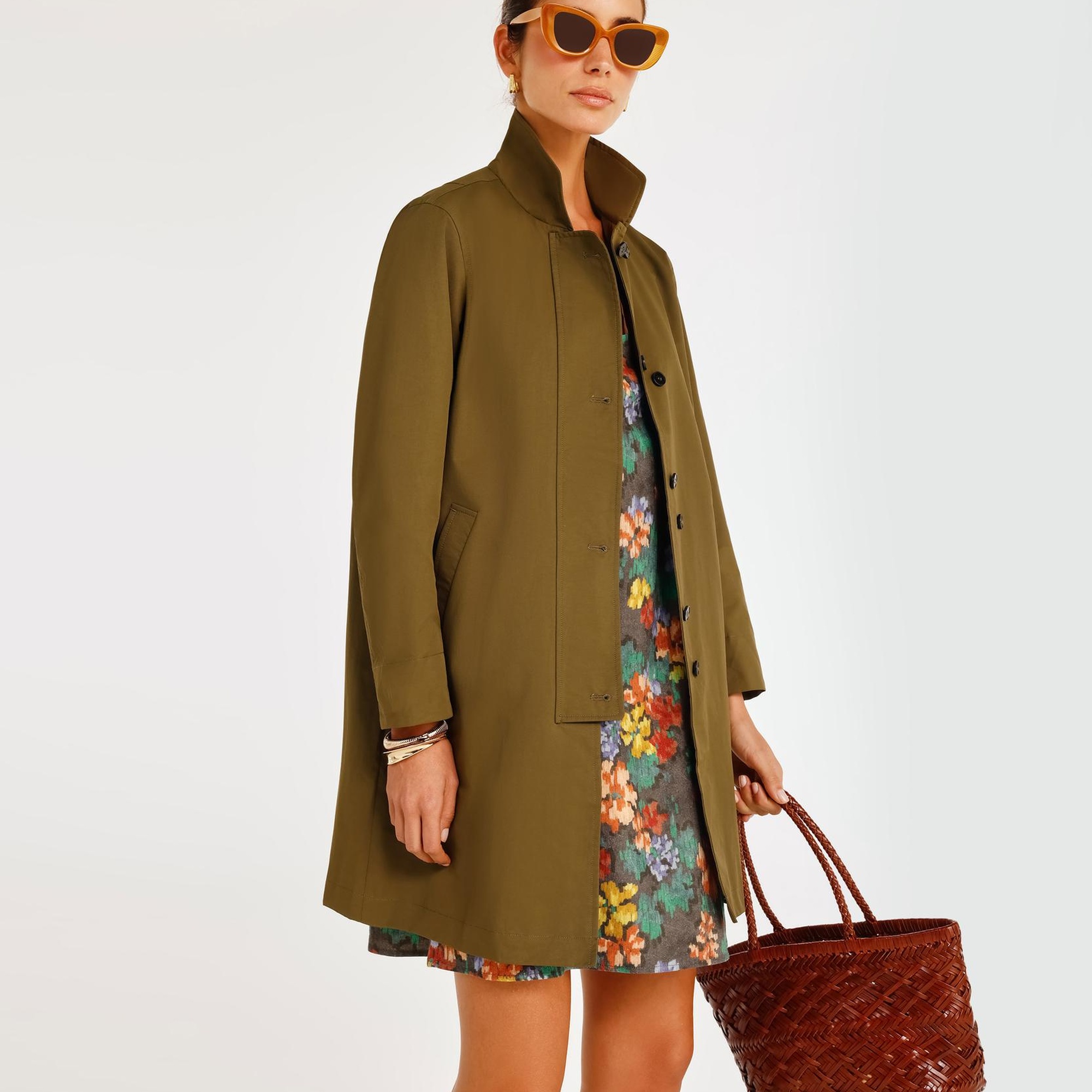 YARGICI Düğme Detaylı Pardösü