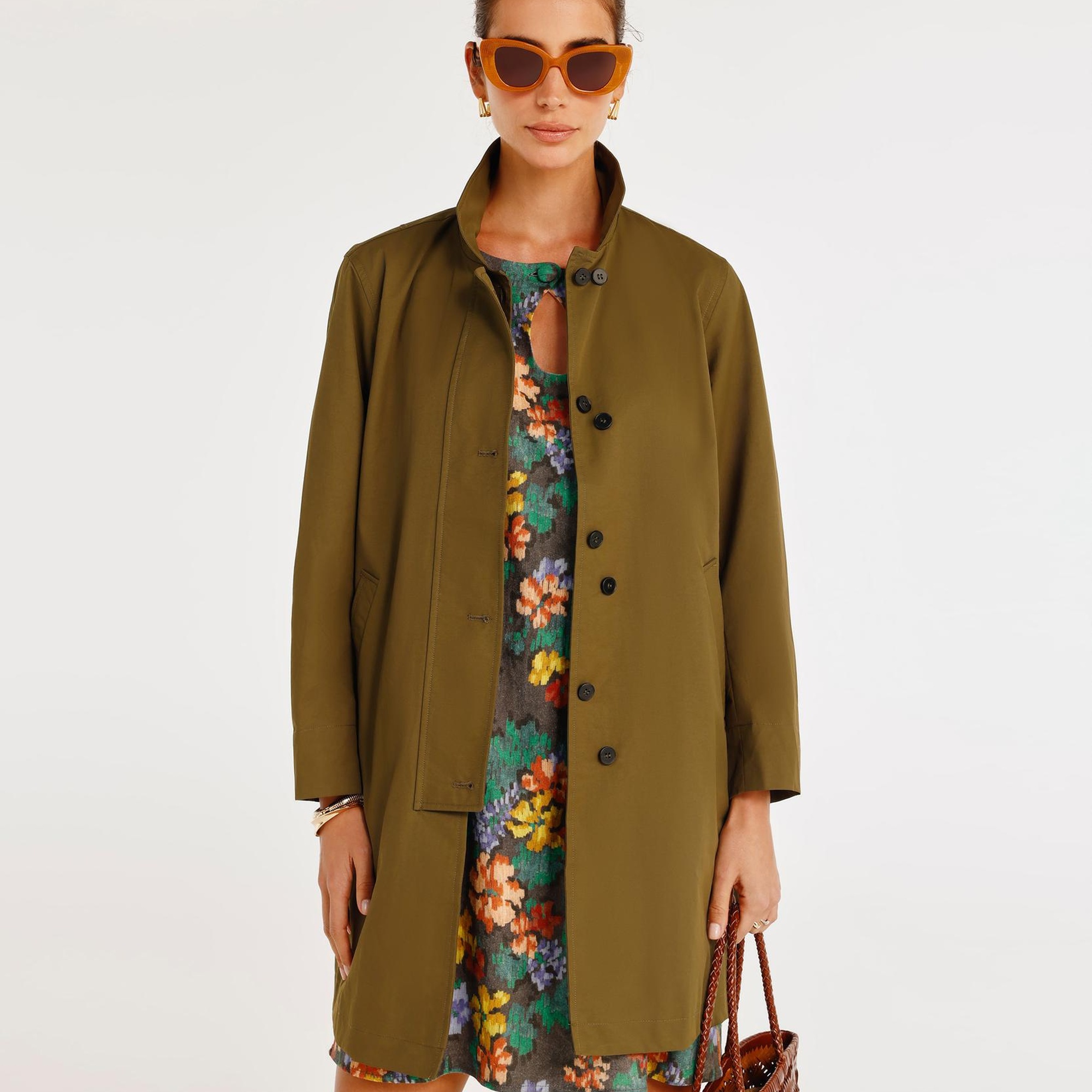 YARGICI Düğme Detaylı Pardösü