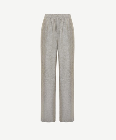  YARGICI Beli Lastikli Düz Kesim Pantolon