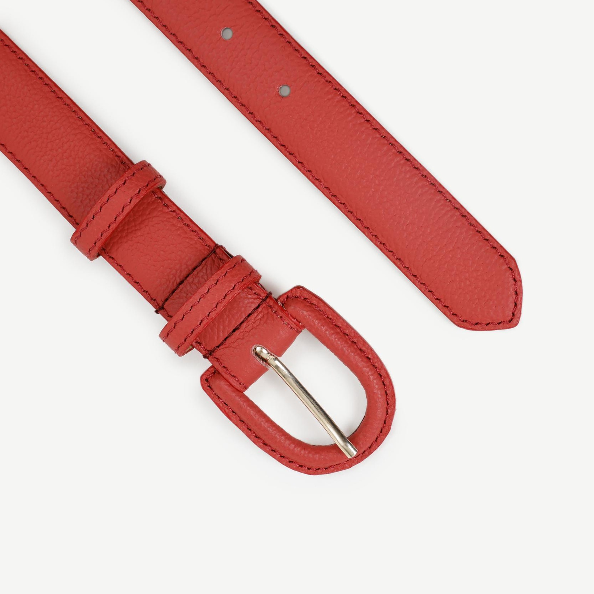 YARGICI Deri Kaplama Tokalı Deri Kemer