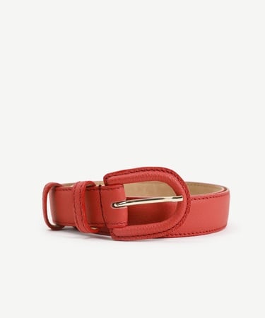  YARGICI Deri Kaplama Tokalı Deri Kemer