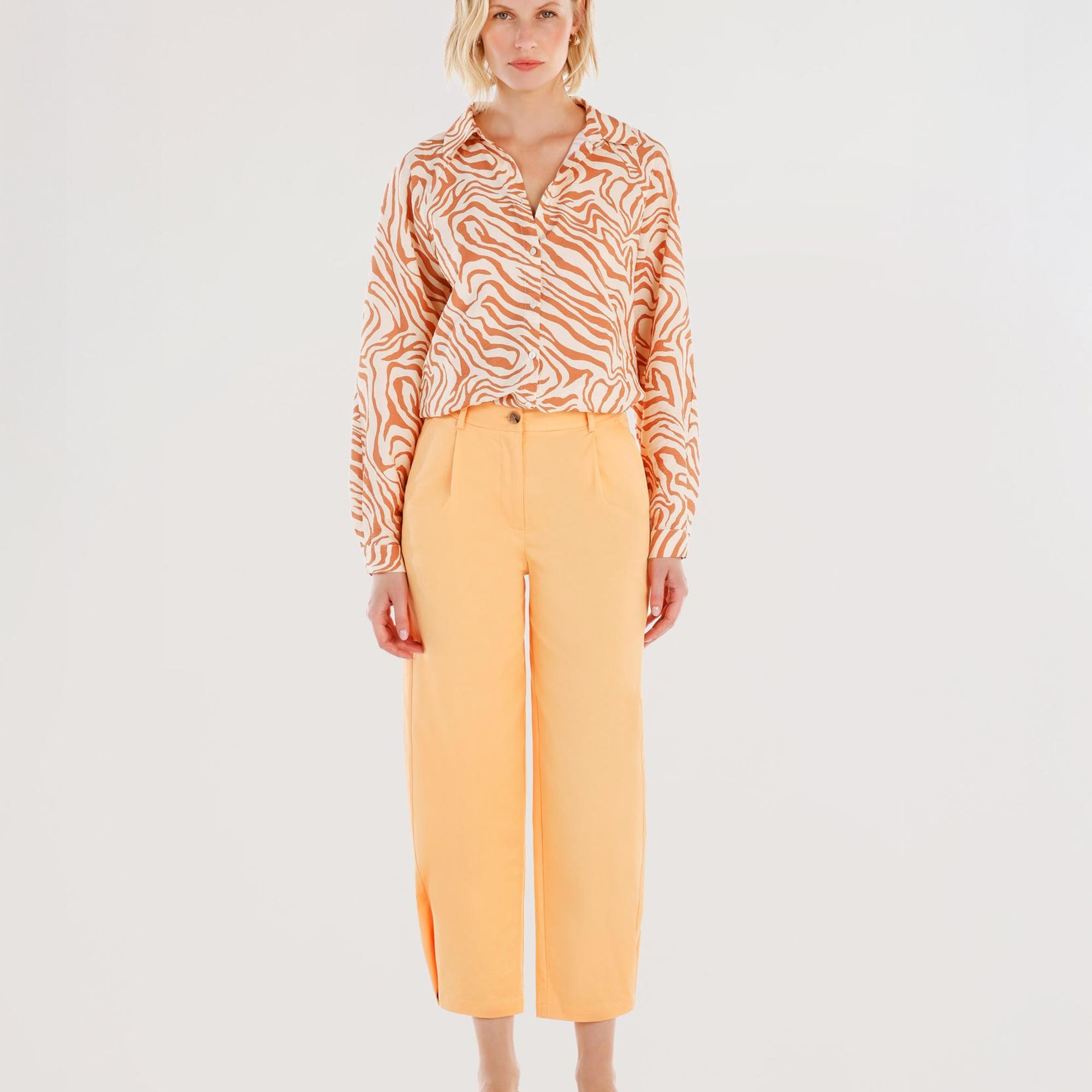 YARGICI Ayarlanabilir Paça Düz Kesim Pantolon