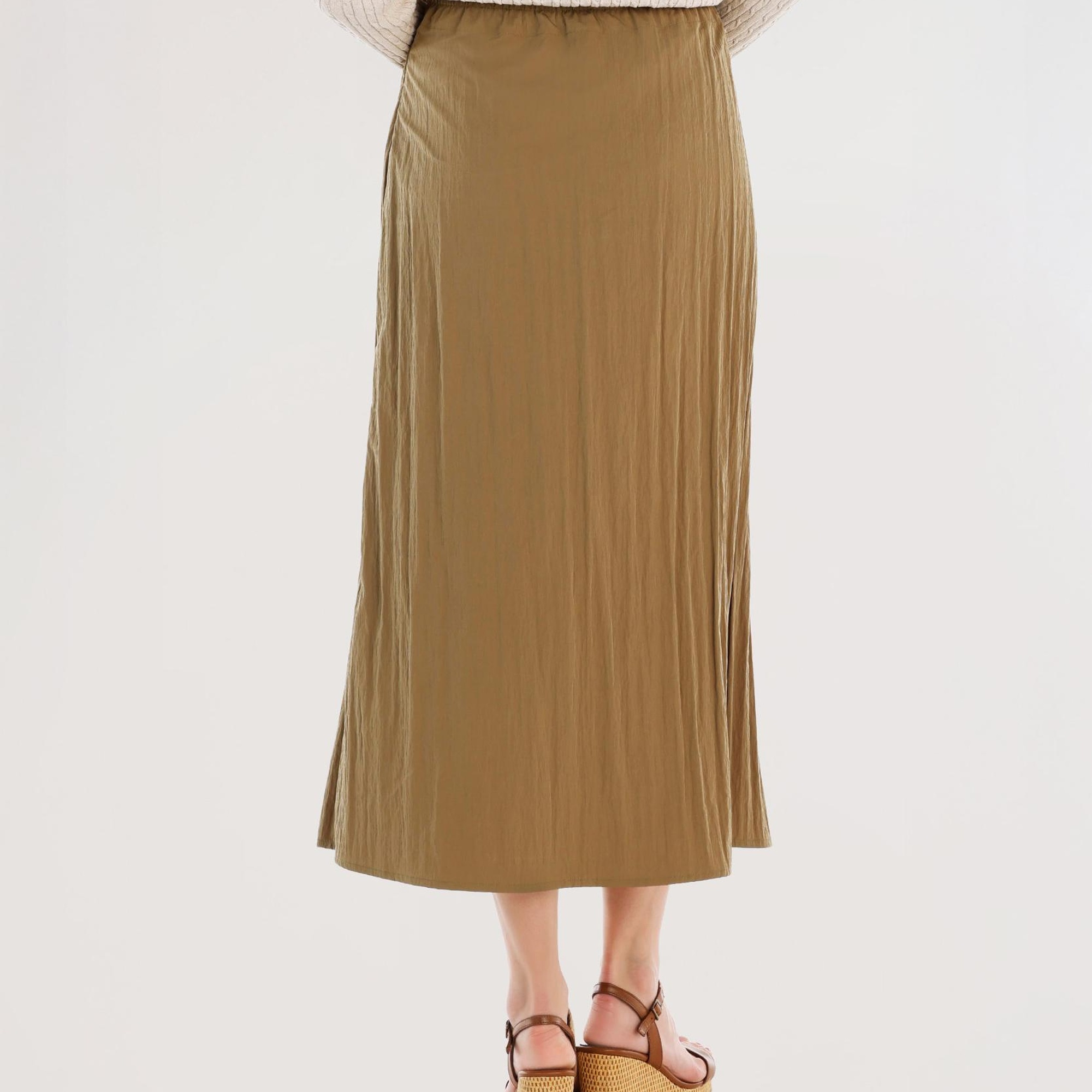 YARGICI Önü Düğümlü Uzun Etek