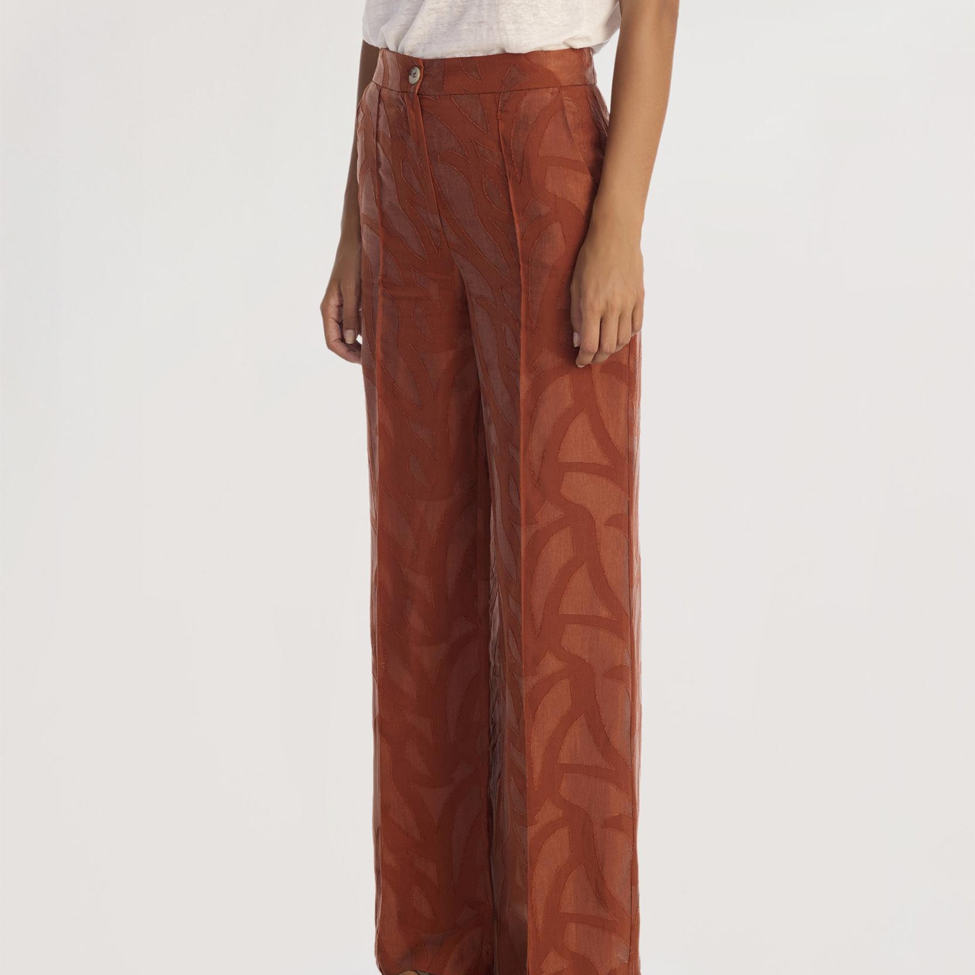 YARGICI Nervür Detaylı Pantolon