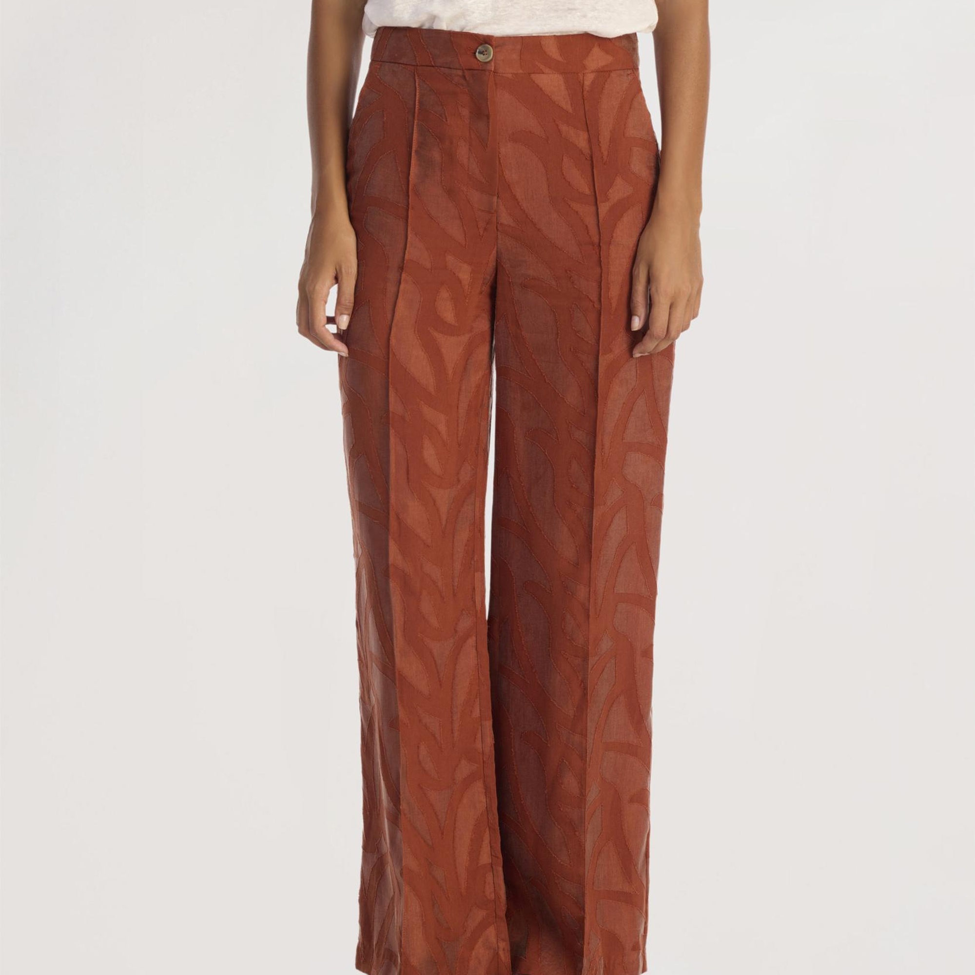 YARGICI Nervür Detaylı Pantolon