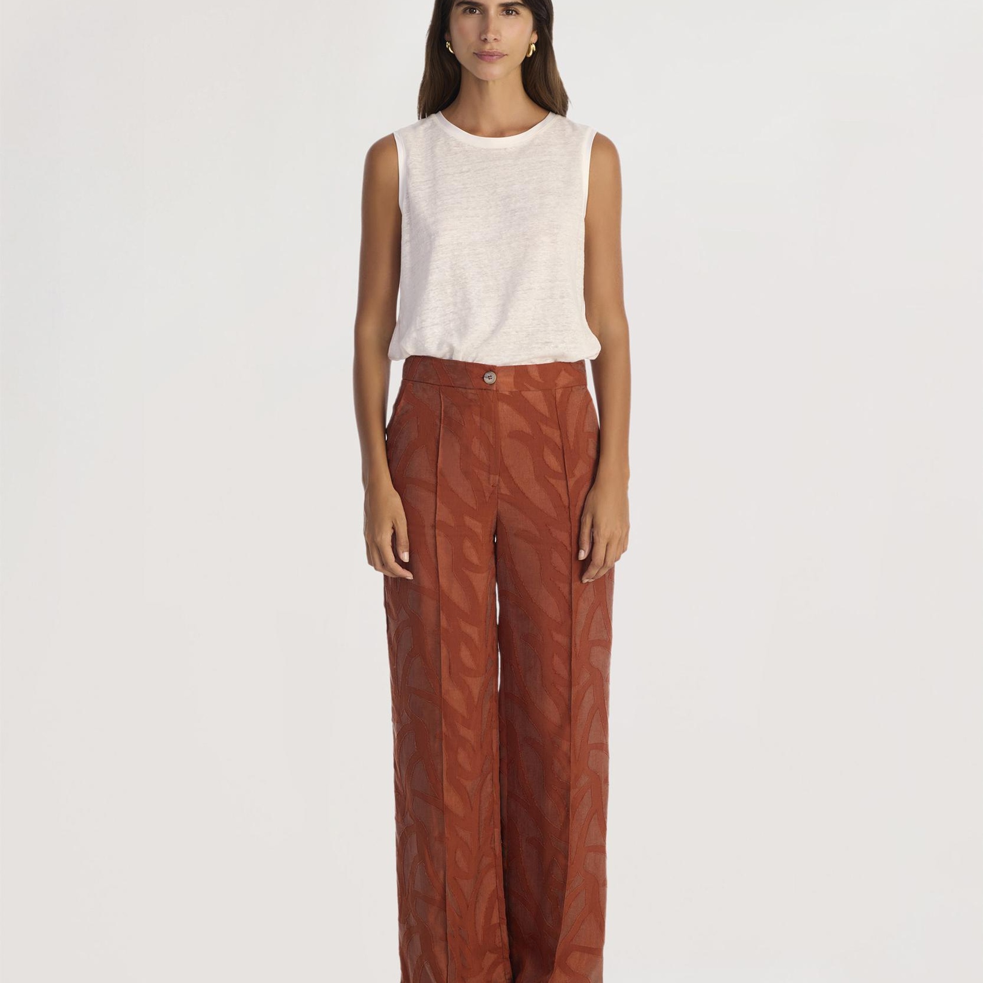 YARGICI Nervür Detaylı Pantolon