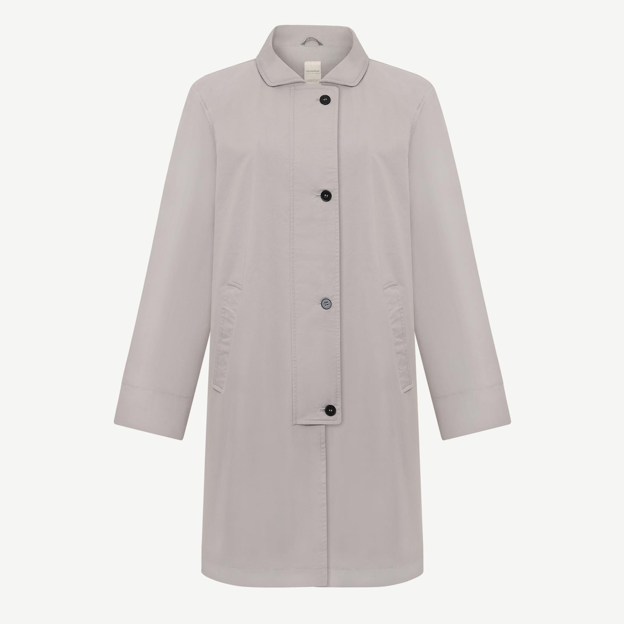 YARGICI Düğme Detaylı Pardösü