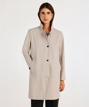  YARGICI Düğme Detaylı Pardösü