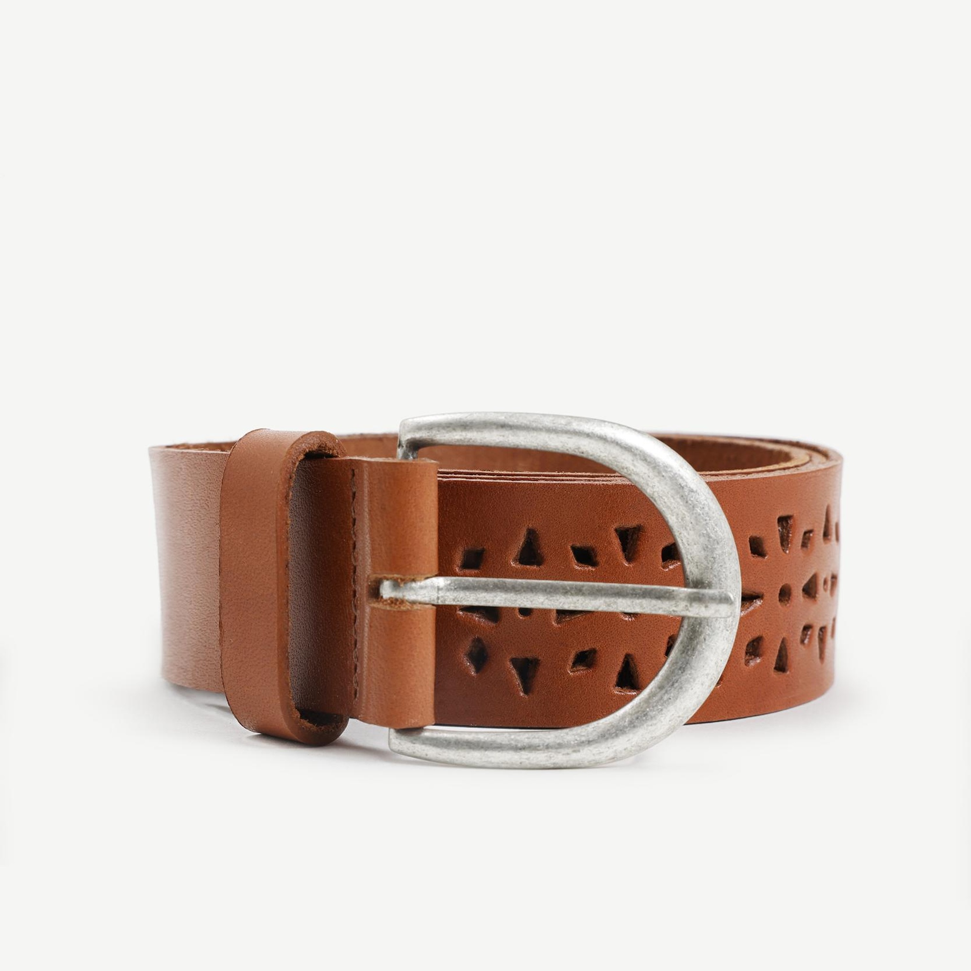 YARGICI Zımbalı Deri Kemer