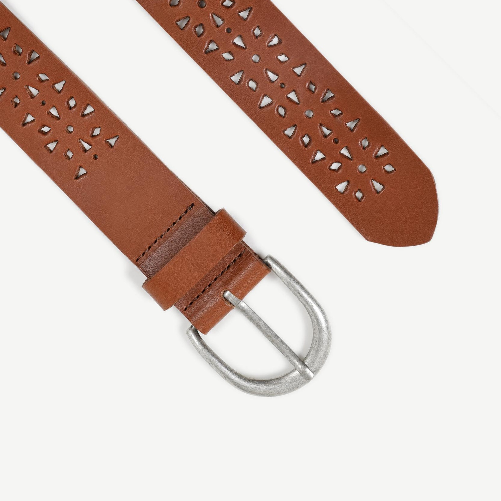 YARGICI Zımbalı Deri Kemer