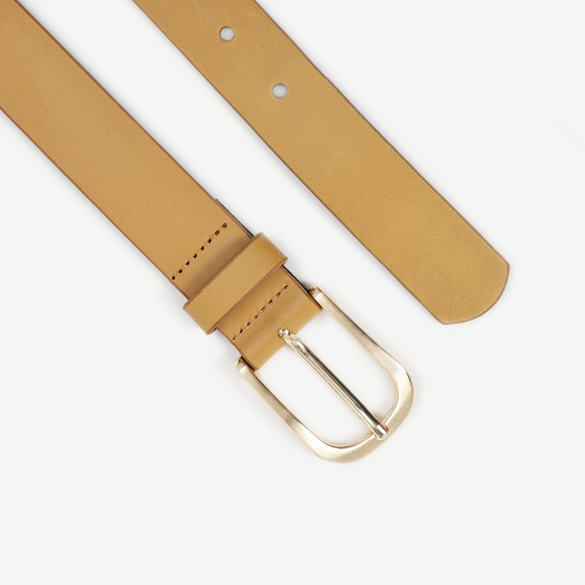 YARGICI Renk Detaylı Deri Kemer