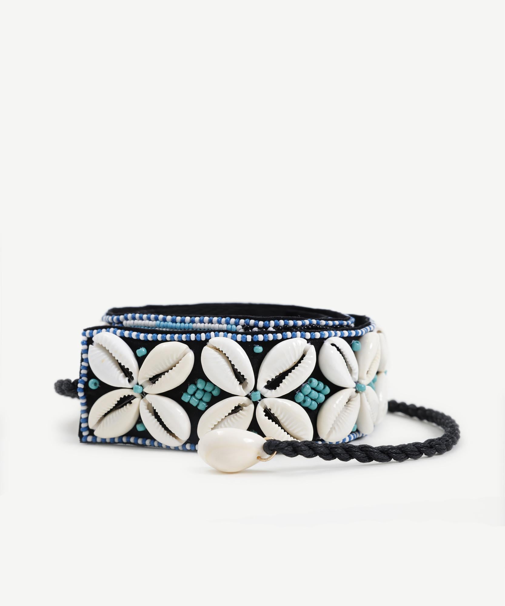  YARGICI Boncuk Detaylı Bağlamalı Bel Kemeri