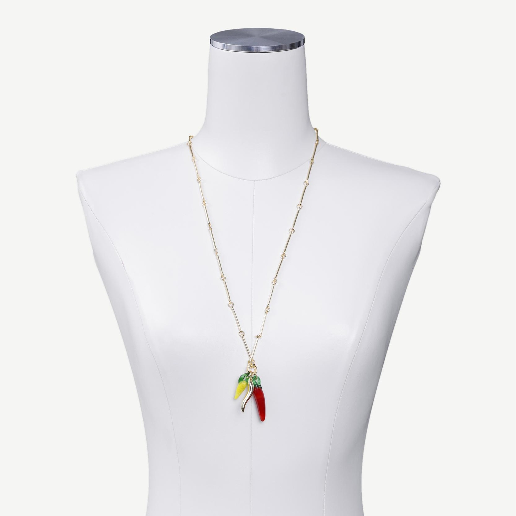 YARGICI Charm Detaylı Uzun Kolye