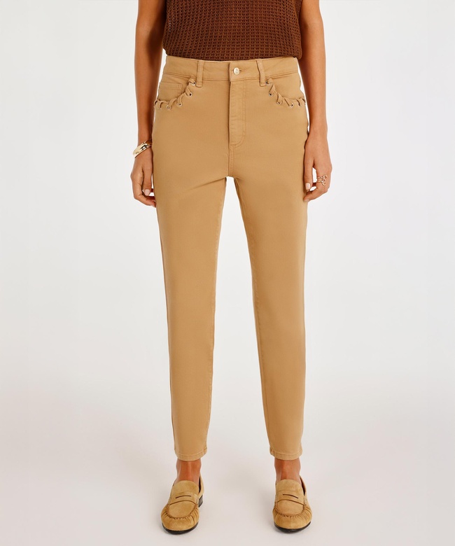  YARGICI Cep Detaylı Dar Kalıp Pantolon