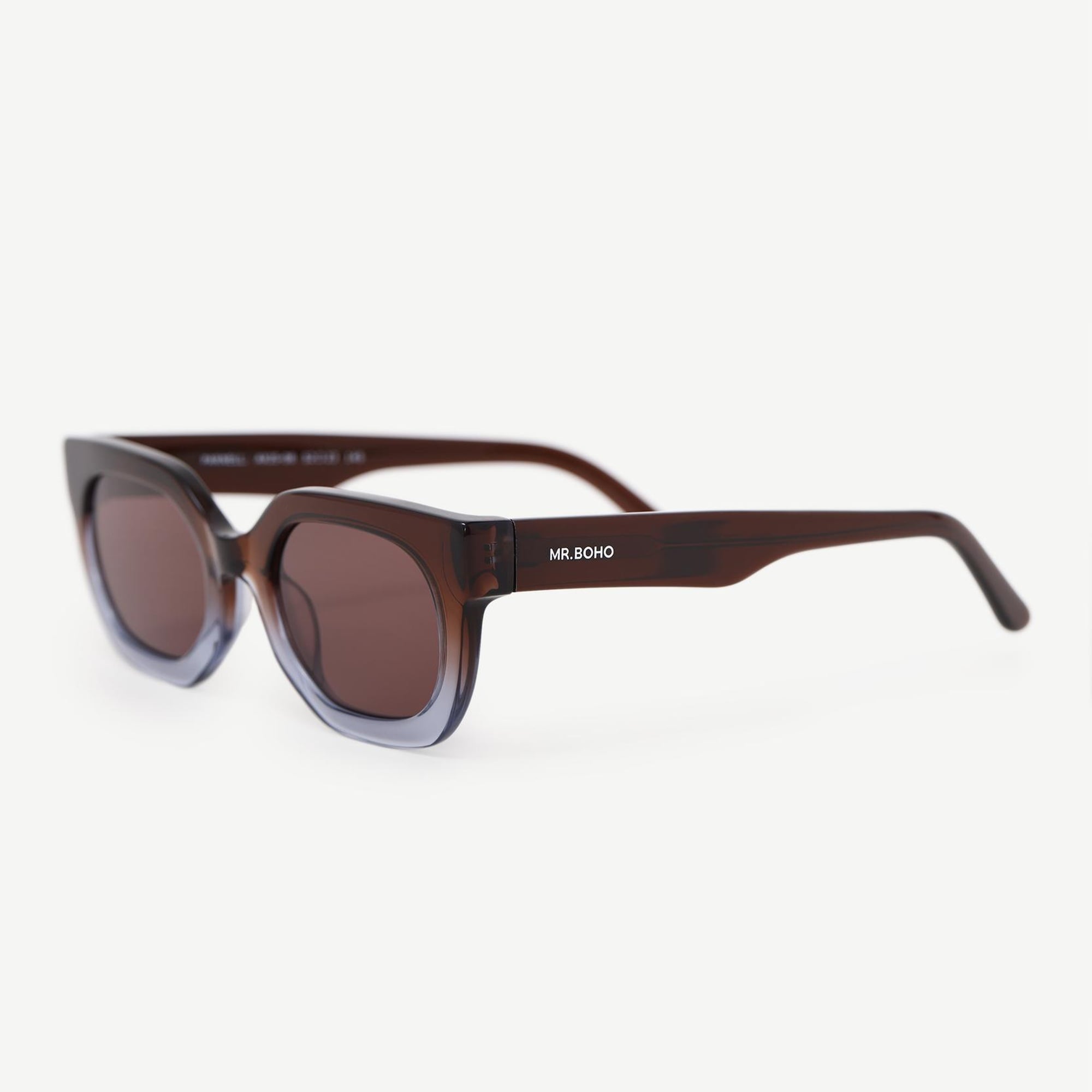 YARGICI İki Renkli Dikdörtgen Güneş Gözlüğü