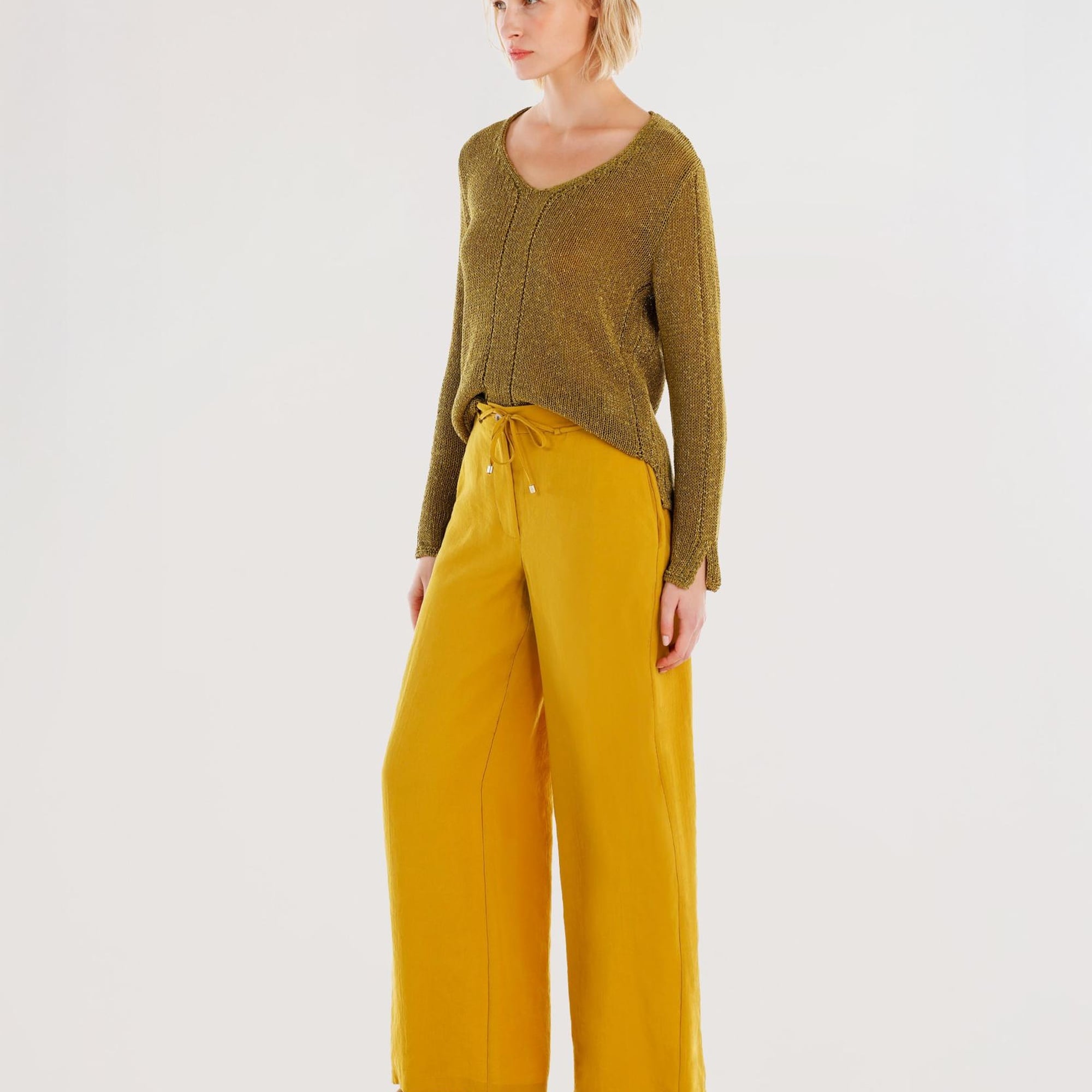 YARGICI Bağlama Detaylı Pantolon