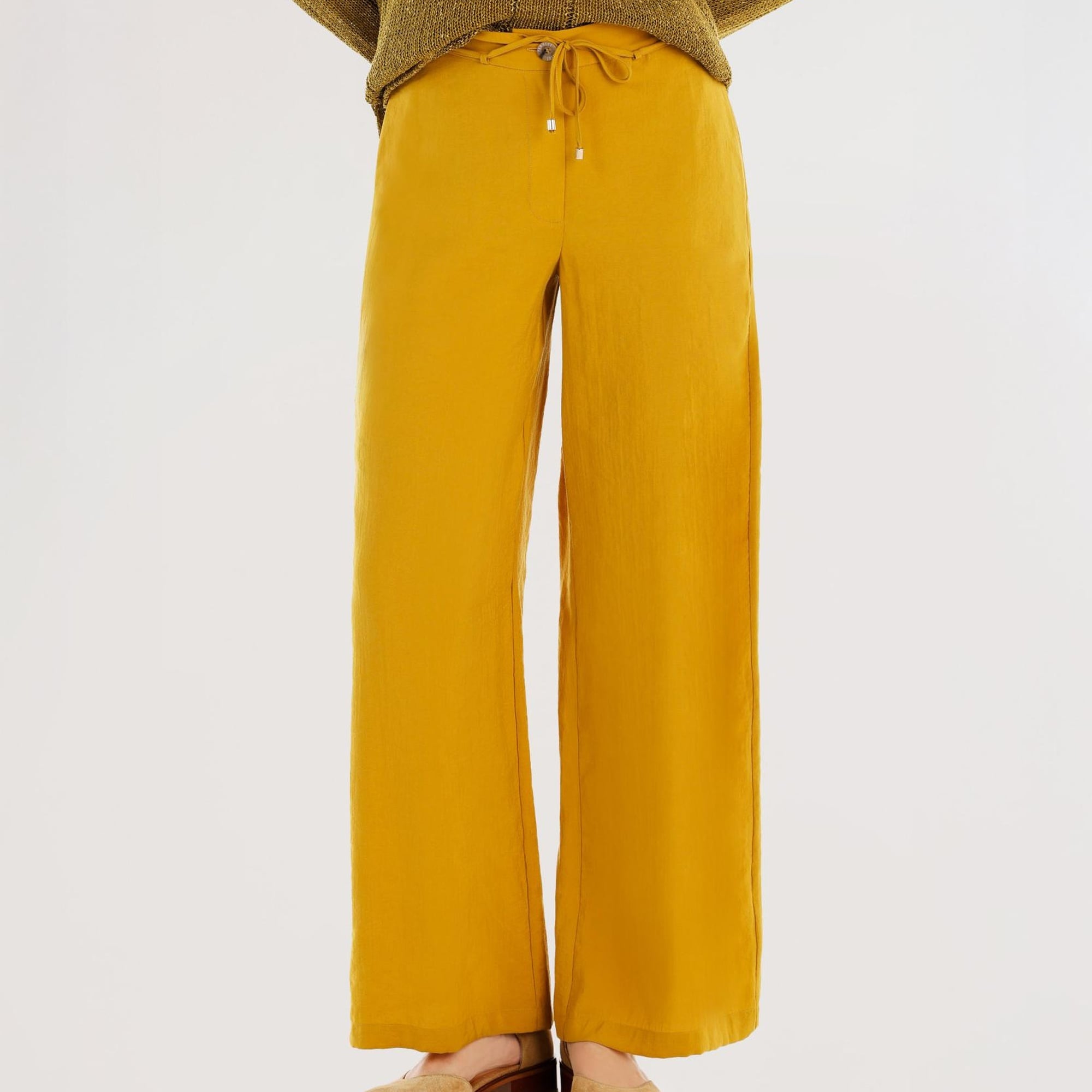 YARGICI Bağlama Detaylı Pantolon