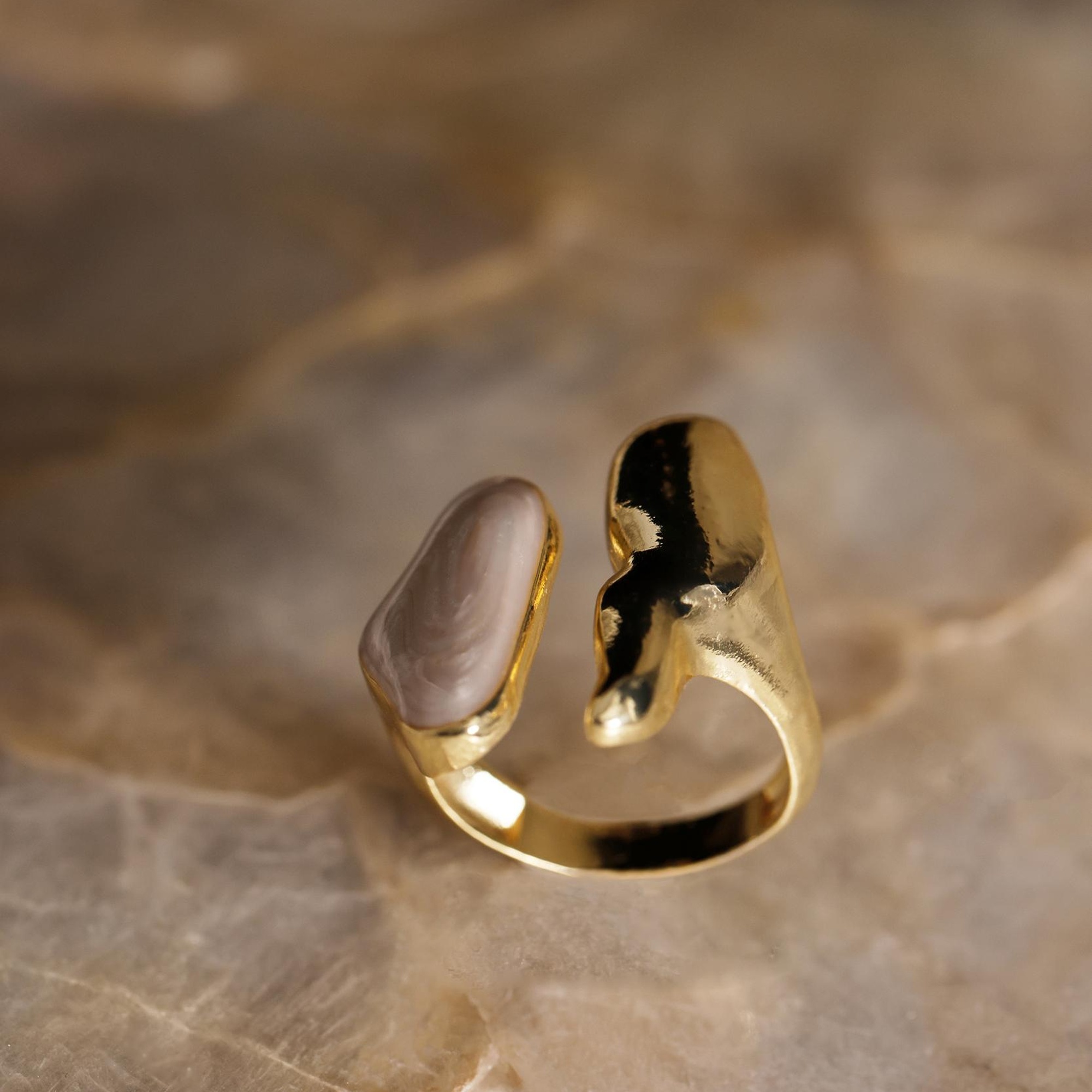 YARGICI El Yapımı Mine İşlemeli Yüzük