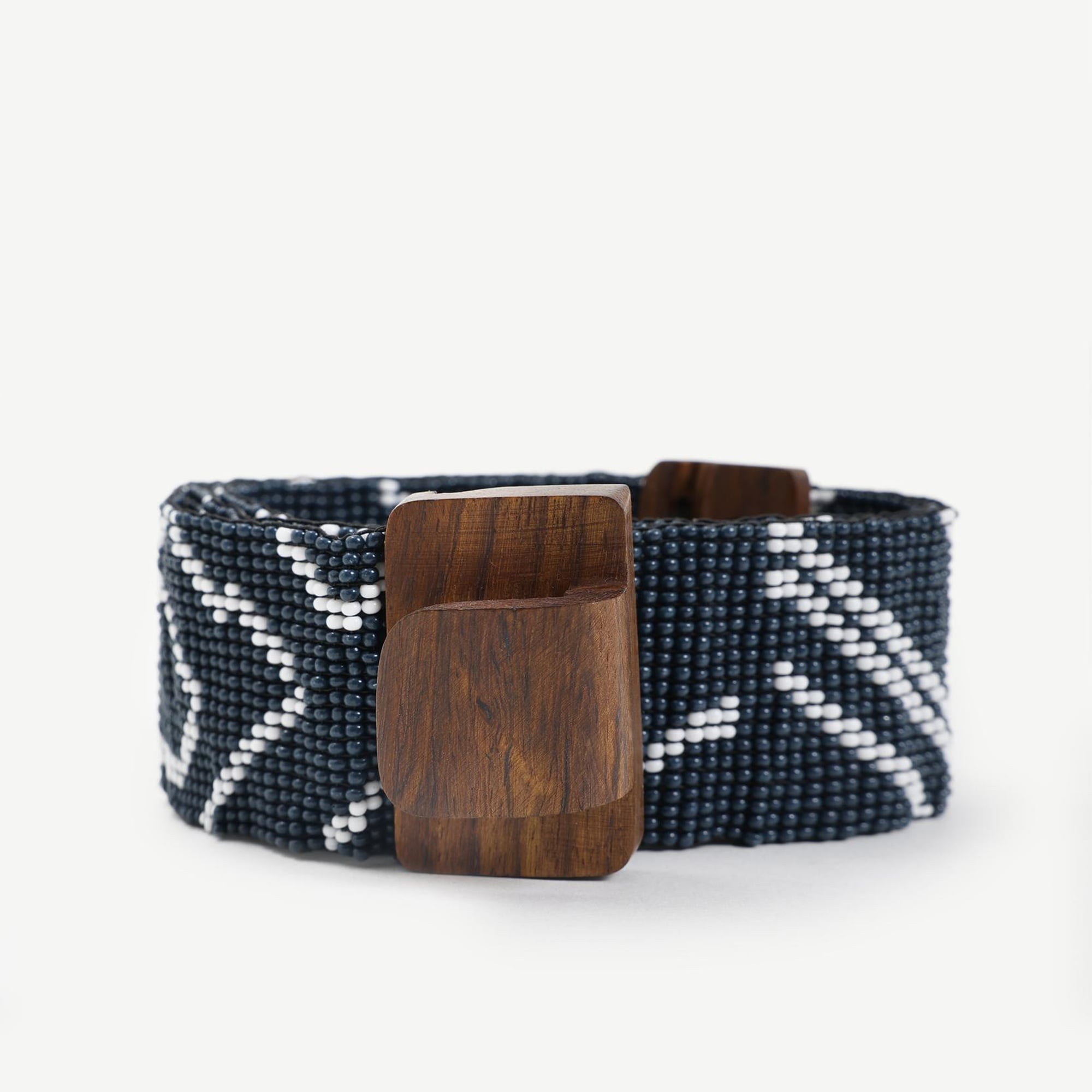 YARGICI Çizgi Detaylı Elastik Boncuk Kemer