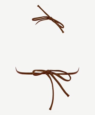  YARGICI Boncuk Detaylı Üçgen Bikini Üst