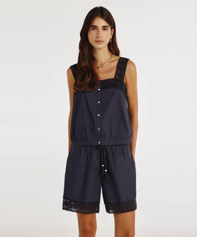  YARGICI Croche Detaylı Şort