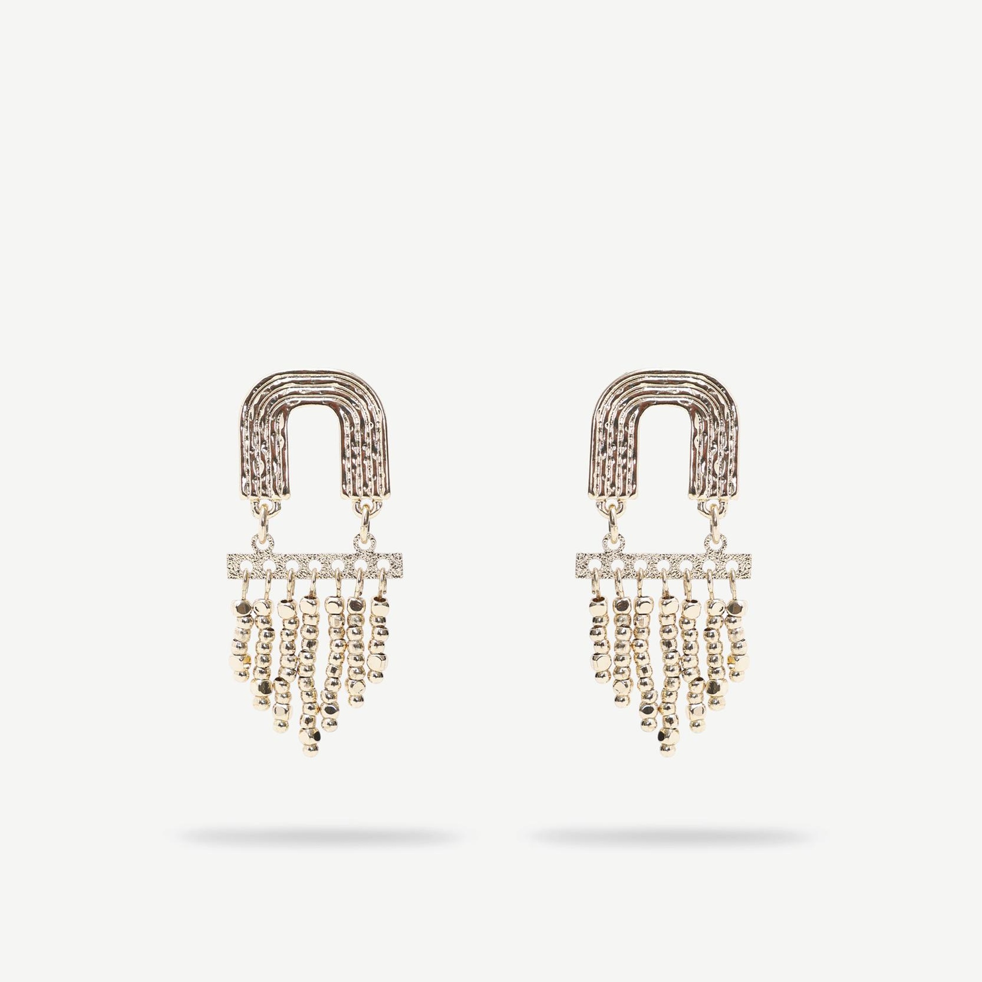 YARGICI Geometrik Formlu Sallantılı Küpe