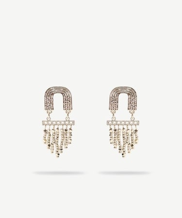  YARGICI Geometrik Formlu Sallantılı Küpe