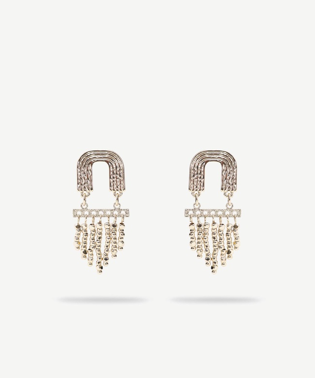  YARGICI Geometrik Formlu Sallantılı Küpe