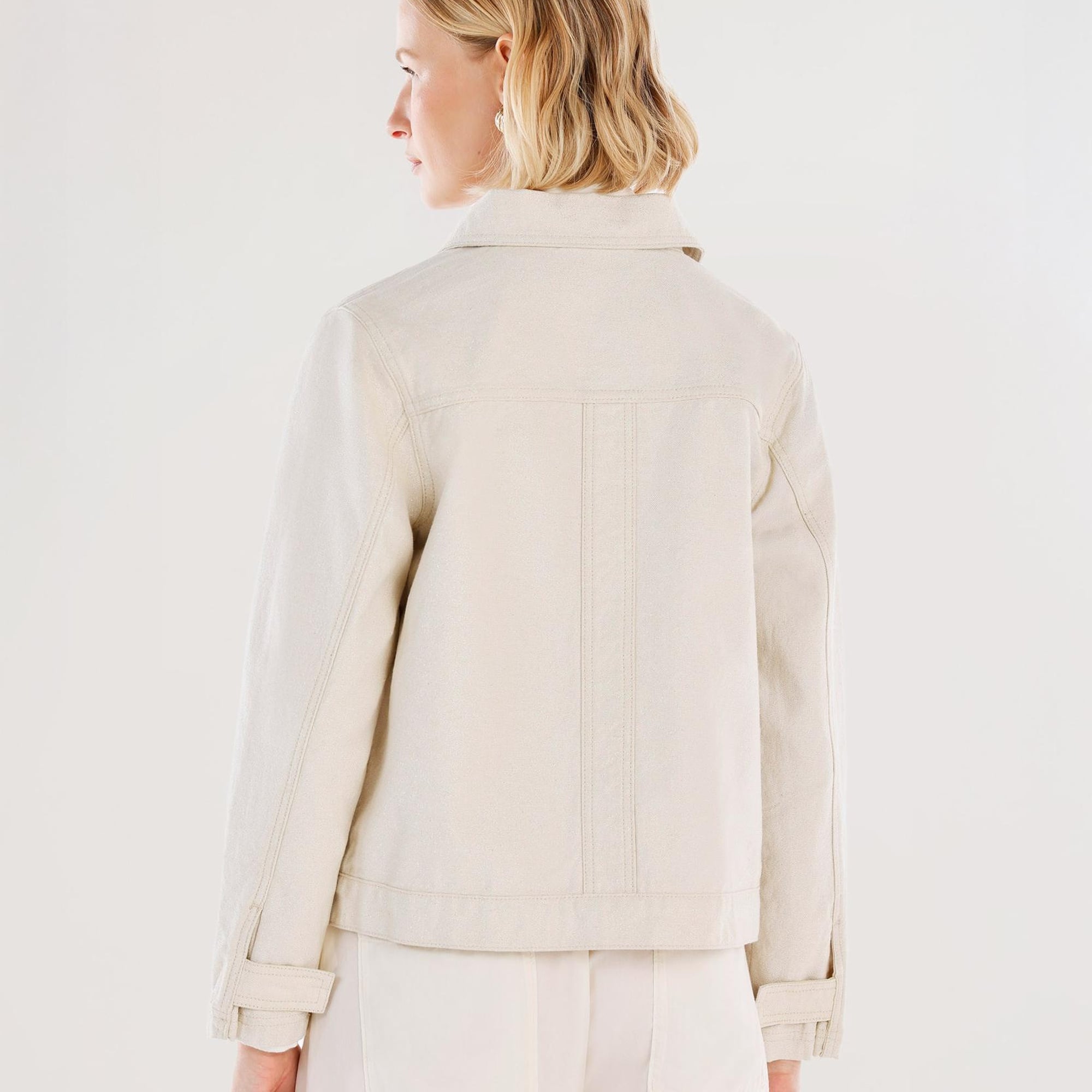 YARGICI Cep Ve Kol Detaylı Denim Ceket