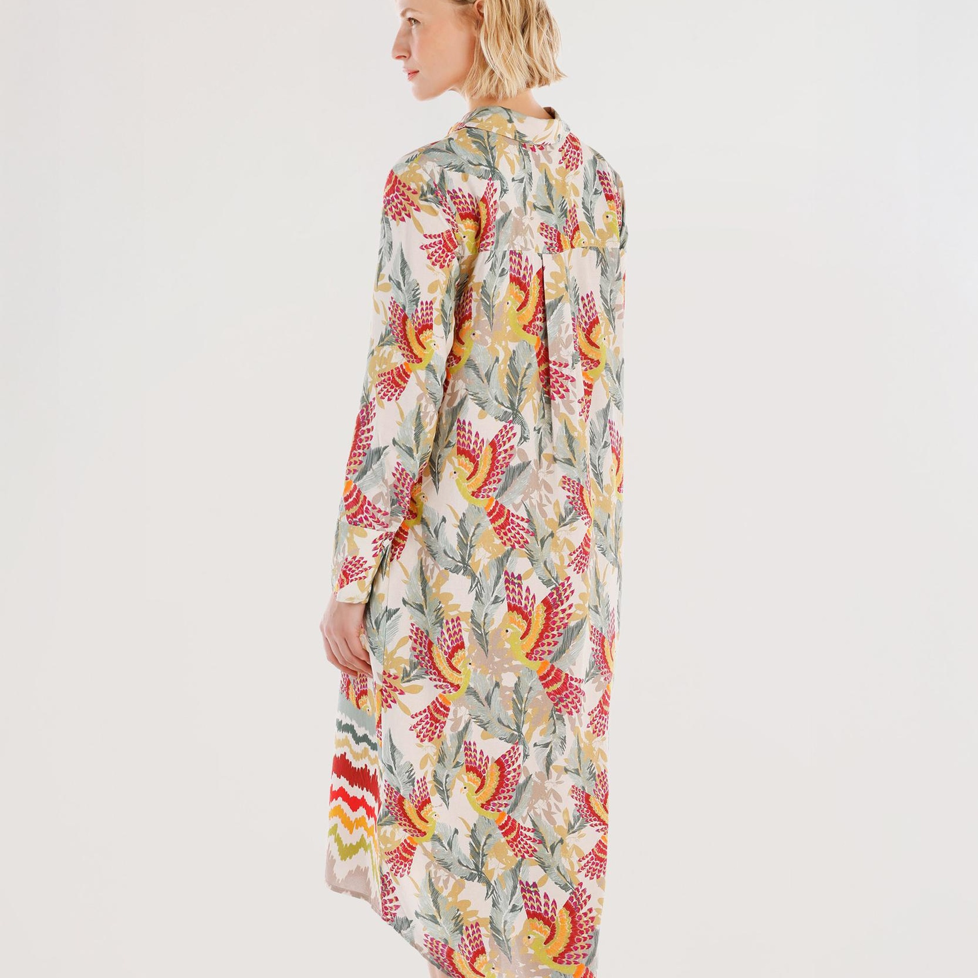 YARGICI Uzun Kollu Gömlek Elbise