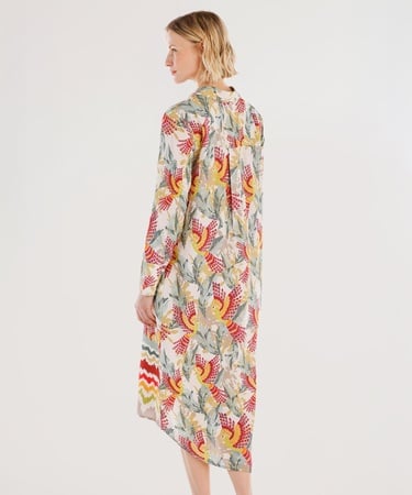  YARGICI Uzun Kollu Gömlek Elbise