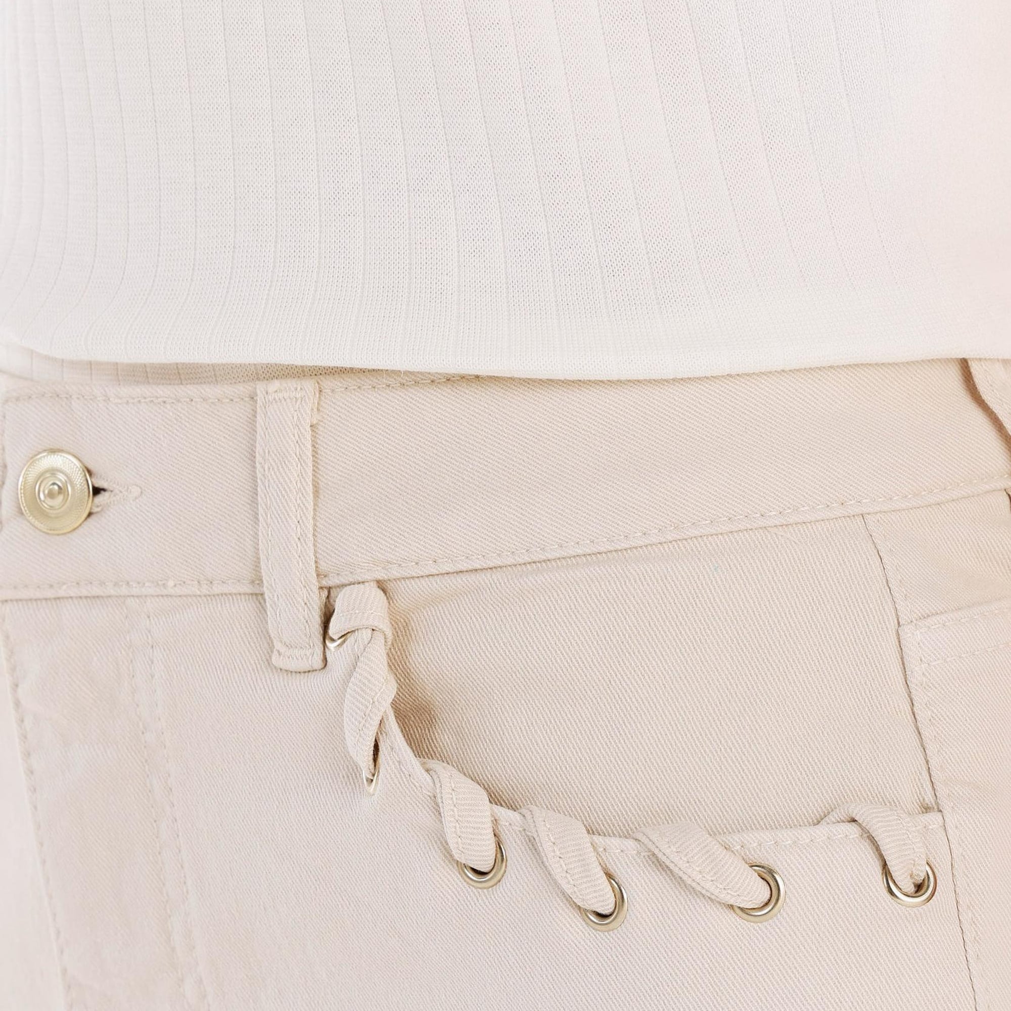 YARGICI Cep Detaylı Dar Kalıp Pantolon